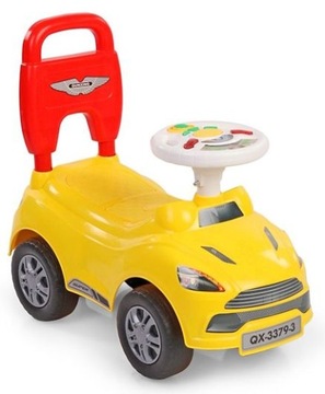 БОЛЬШАЯ ПОЕЗДКА, ХОДОК, ПУШ, 3в1, АВТОМОБИЛЬ СО ЗВУКАМИ