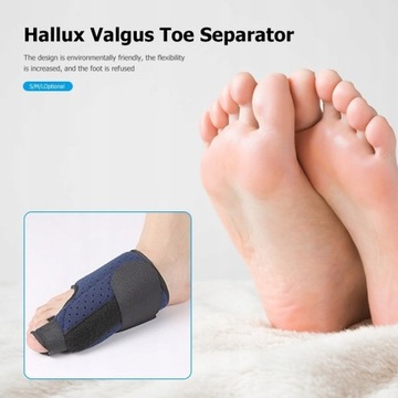 1 шт., разделитель пальцев ног, коррекция Hallux Valgus Bu