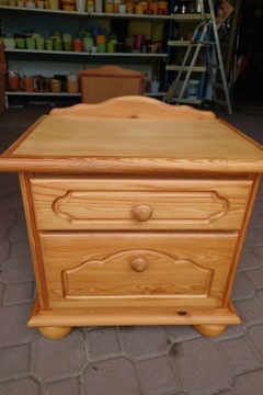 Szafka nocna nakastlik drewniany barek design