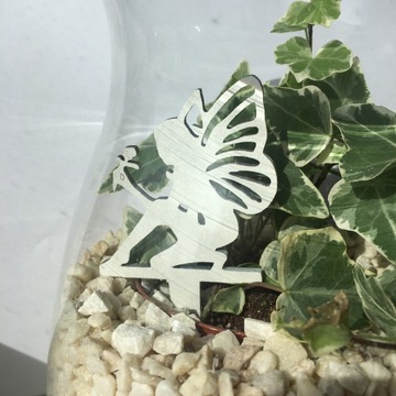 ЛЕС В СТЕКЛЯННОЙ БАНКЕ МИНИ-ОРНАМЕНТ ФЕЯ 12СМ 10ШТ