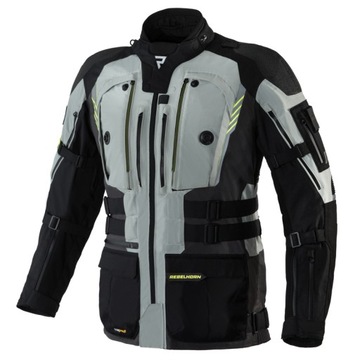 KURTKA TEKSTYLNA REBELHORN PATROL GREY/BLACK/FLO Y