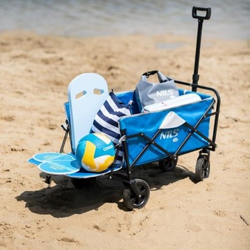 NC1606 СИНЕ-СЕРАЯ КОЛЯСКА 125 Л NILS CAMP