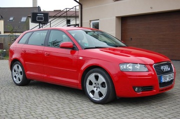 Audi A3 8P Hatchback 3d 1.6 102KM 2008 Audi A3 Sportbeck 5drzwi1.6MPI Klima Śliczna Polecam