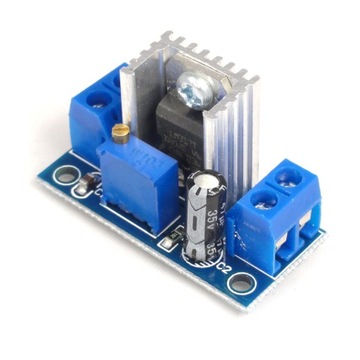 Przetwornica LM317 step-down 4V-40V 1,5A regulacja