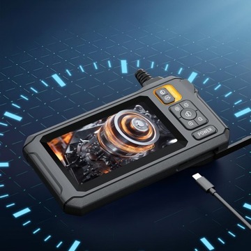 Камера для осмотра эндоскопа FULL HD 5M IPS-дисплей 4,3-дюймовый светодиодный CMOS 1080p