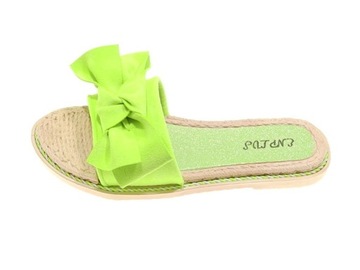 ТАПОЧКИ ЖЕНСКИЕ ЗАМШЕВЫЕ LS9501-6 Зеленые, размер 40