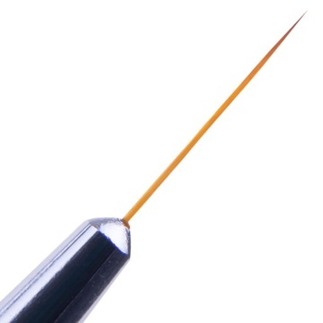 ЩЕТКА ДЛЯ ДЕКОРИРОВАНИЯ НОГТЕЙ, тонкая, 19 мм, гель для френча с эффектом омбре