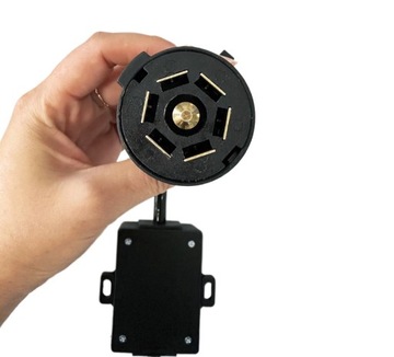 ADAPTER PRZEJŚCIÓWKA PRZYCZEPY 7 NA 7PIN ROZDZIELENIE PRZEWODU ŚWIATŁA TYL