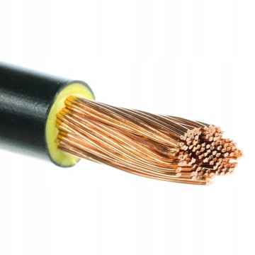 Przewód LGY 25 mm2 elastyczny kabel linka Czarny