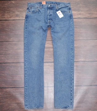 LEVIS 501 WARP STRETCH CROSBY STRAIGHT SPODNIE JEANS MEN 38/34