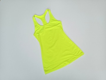 NIKE DRI FIT SLIM FIT NEON BLUZKA BOKSERKA r. XS