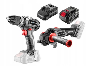 ZESTAW ELEKTRONARZĘDZI ENERGY+ 18V GRAPHITE 6AH
