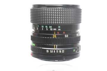 Программная пленочная камера Canon AE-1 + NFD 35–70 мм F3,5–4,5 + макрообъектив 100 мм F4