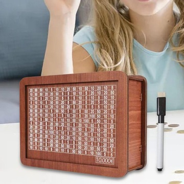 Копилка в стиле ретро со счетчиком. Экономия денег для детей 10000 евро.