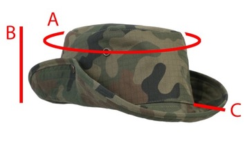 ПОЛЬСКАЯ ВОЕННАЯ ШЛЯПА ДОМИНАТОР БУШ РЫБАЛКА ИЗ ХЛОПКА RIPSTOP WZ.93 L