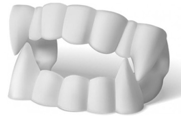 Zęby Wampira, białe