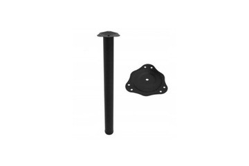 НОЖКИ МЕБЕЛЬНЫЕ НОЖКА ДЛЯ СТОЛА РЕГУЛИРУЕМАЯ ЧЕРНАЯ 710ММ 4 ШТ.