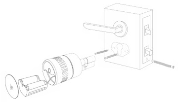 Умный цилиндровый замок ZigBee 3.0 TUYA