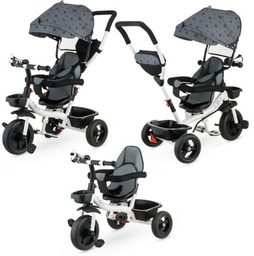 Поворотный трехколесный велосипед Stars 3 в 1