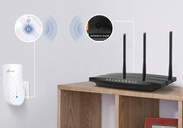 УСИЛИТЕЛЬ WIFI СИГНАЛА TP-LINK RE190 AC750 2,4 ГГц/5 ГГц