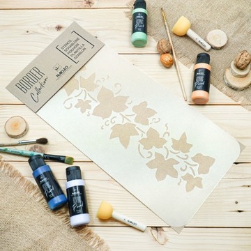 ШАБЛОН КАРТИНЫ / 21x45см / Плющ – СЛИВОЧНИК