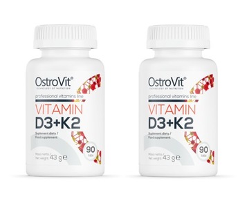 OSTROVIT 2X WITAMINA D3 4000IU + K2 200 tab K2MK-7