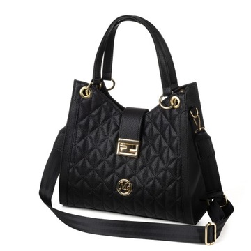 MAGGIO POLSKA TORBA TOREBKA DAMSKA KUFEREK SHOPPER BAG DUŻA A4 Z PASKIEM