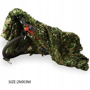 МАСКИРНАЯ СЕТКА ВОЕННЫЕ ДЖУНЛИ 2x3 М