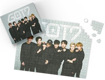 PUZZLE - GOT7 BTS KPOP - PREZENT NA ŚWIĘTA WZORY - 70el + PUDEŁKO