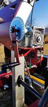 Trak taśmowy spalinowy 27KM 910mm traczek piła taśmowa pozioma tartak