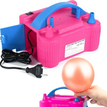 ELEKTRYCZNA POMPKA do BALONÓW Dwie Dysze WYDAJNA