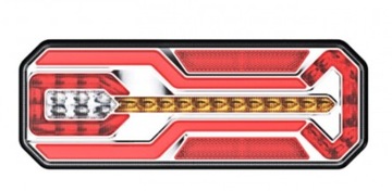 Фонарь задний комбинированный светодиодный плавающего направления, комплектация для грузового полуприцепа