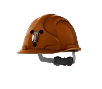 HEŁM KASK OCHRONNY GÓRNICZY GÓRNIK JSP MK7 BRĄZOWY