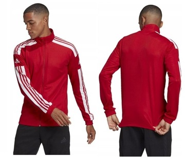 BLUZA MĘSKA ADIDAS SQUADRA 21 GP6464 - CZERWONY; L