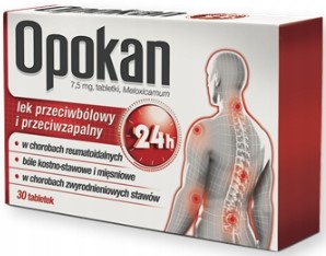 Opokan Lek przeciwbólowy przeciwzapalny 7,5mg 30t.