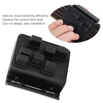 Вспомогательная кнопка для тренировки аккордов на гитаре укулеле