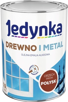 Emalia DREWNO I METAL JEDYNKA Orzech Średni 0,9L