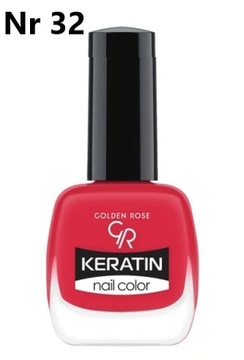 Lakier do paznokci keratyna Golden Rose Keratin 32