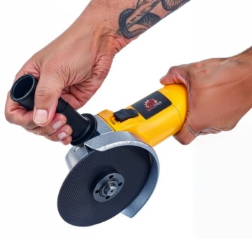 УГЛОВАЯ ШЛИФОВАЛЬНАЯ МАШИНА 1350 ВТ УГЛОВАЯ ШЛИФОВАЛЬНАЯ МАШИНА 125 ММ С РЕГУЛИРУЕМОЙ СКОРОСТЬЮ МОЩНАЯ