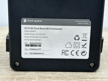 WZMACNIACZ SYGNAŁU WI-FI ROCK SPACE AC2100