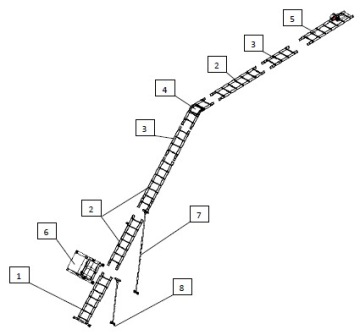 Алюминиевый кровельный подъемник, лебедка для фотогальваники, подъемник DRABEST