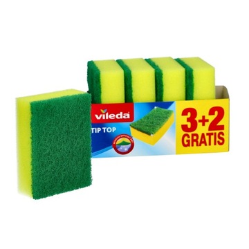 VILEDA SINKS Губки для мытья посуды Набор губок KITCHEN WASHER x 5 шт.