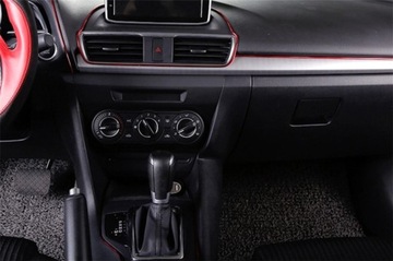 CZERWONA LISTWA TAŚMA OZDOBNA TUNING DO SAMOCHODU AUTA WCISKANA Karkraft