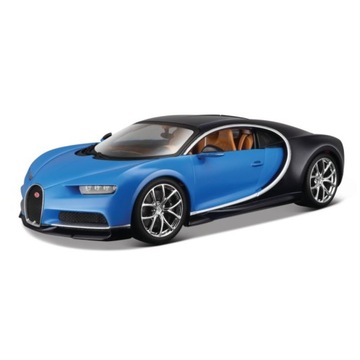 BBURAGO BUGATTI CHIRON DEEP NIEBIESKI 1:18 PLUS