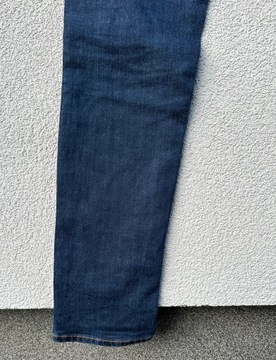 ZARA MAN 42 stylowe granatowe spodnie jeansowe