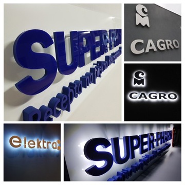 Echo Halo Логотип Буквы со светодиодной подсветкой Рекламный светодиод