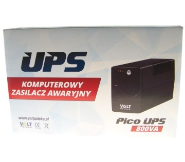 Аварийный питания UPS ups volt polska pico ups 850va 480w батарея 9AH
