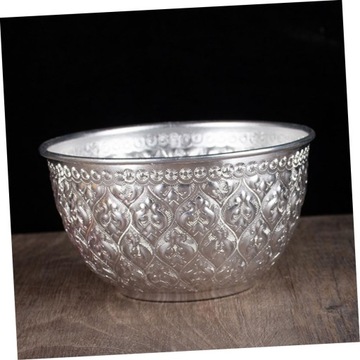 2 резных металлических чаши, подсвечники для чайных свечей, чаша для пунша