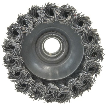 SZCZOTKA DOCZOŁOWA DRUT SKRĘCANY 75 MM M14 DO SZLIFIEREK KĄTOWYCH