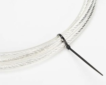 25x КАБЕЛЬНЫЕ СВЯЗКИ НАКОНЕЧНИКИ НА МОЛНИИ ПРОЧНЫЕ КАБЕЛЬНЫЕ СВЯЗКИ 4,8x300